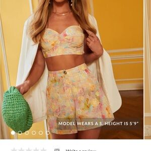 Vici floral short set